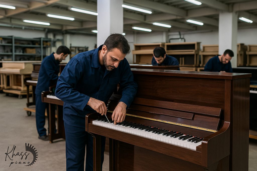 Digital piano making workshop, acoustic design, Clavicord Technical and Artistic Group