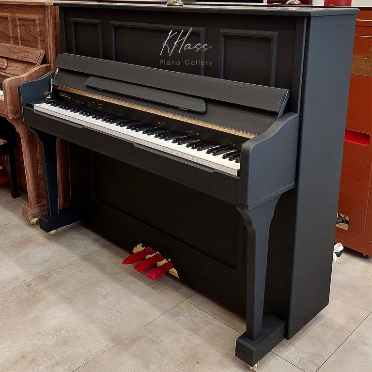 پیانو طرح آکوستیک یاماها p145 وکیوم شاین رنگ دودی