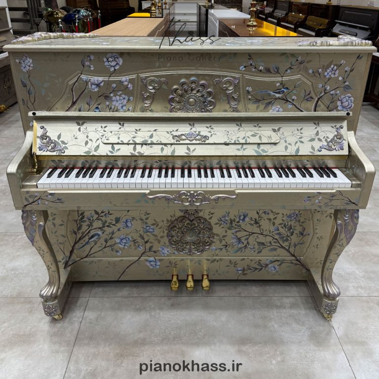 پیانو طرح آکوستیک یاماها ydp148 pro طرح گل و مرغ